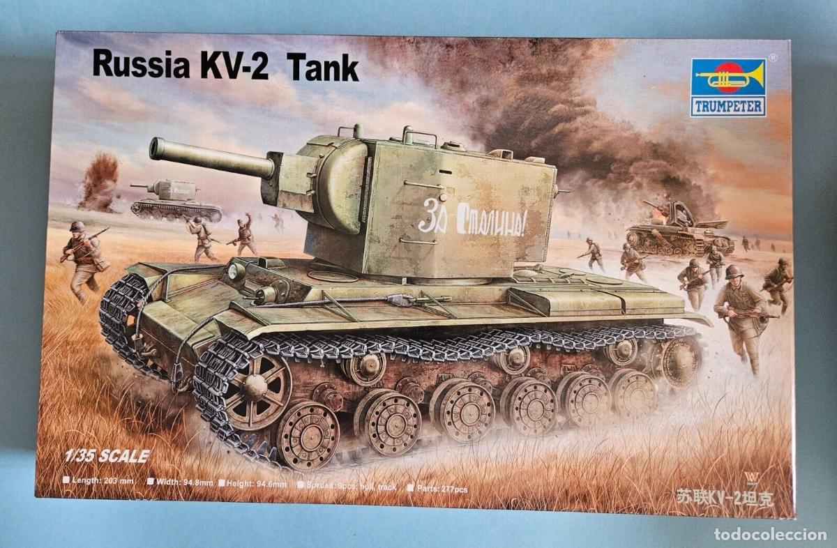 Maquetas: RUSSIAN KV-2 TANK. TRUMPETER. 1/35 - Foto 1