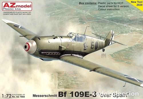 Maquetas: AZ MODEL - Bf-109E-3 &rdquo;Over Spain&rdquo; 1/72 7660 - Foto 1