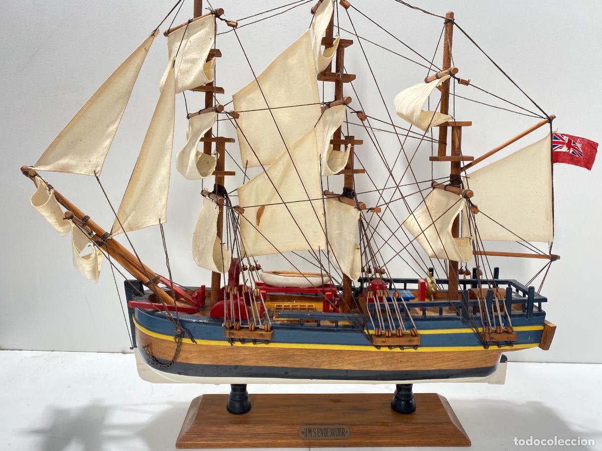 Maquetas: MAGNIFICA MAQUETA BARCO REPLICA ENDEAVOUR - Foto 2