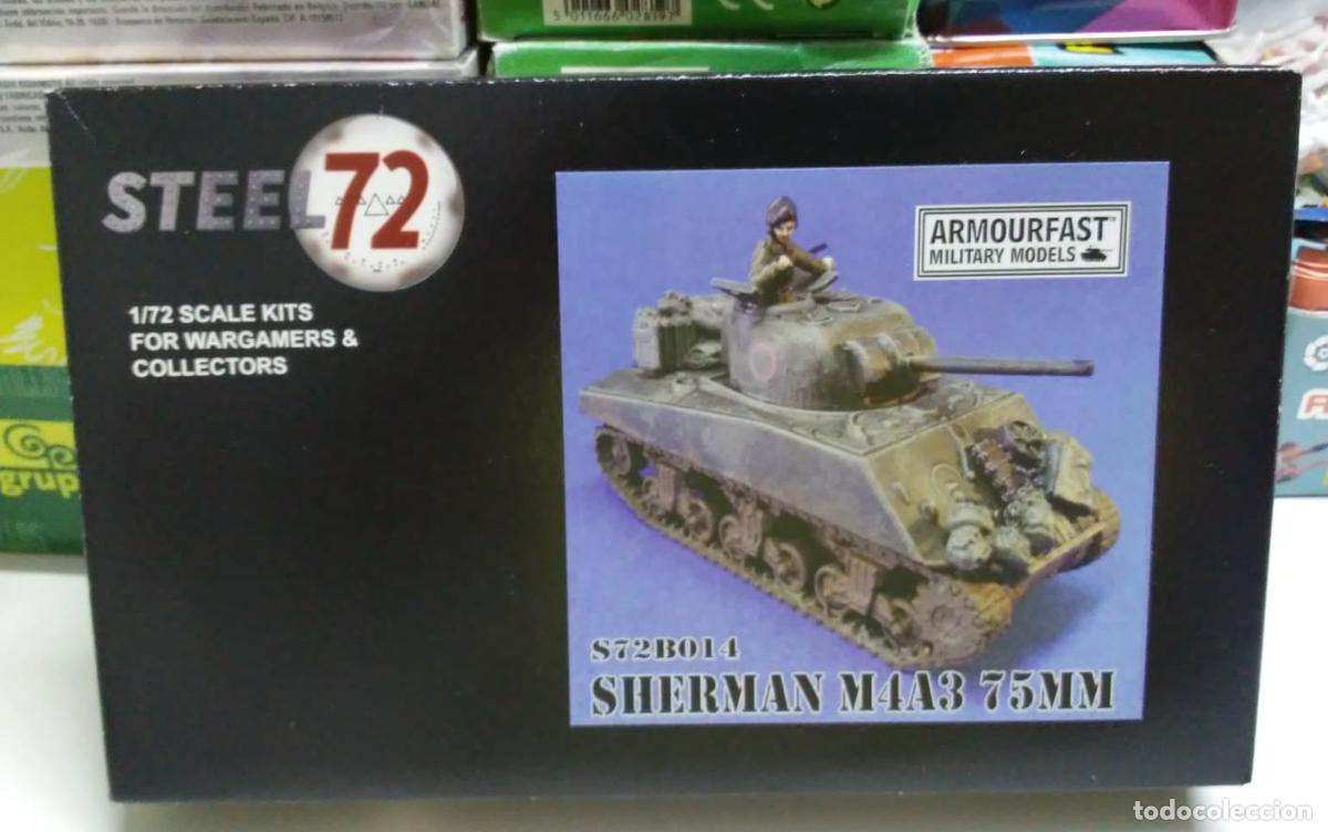 Maquetas: S72B014 SHERNAN M4 A3 75MM, Escala 1/72 - Foto 1