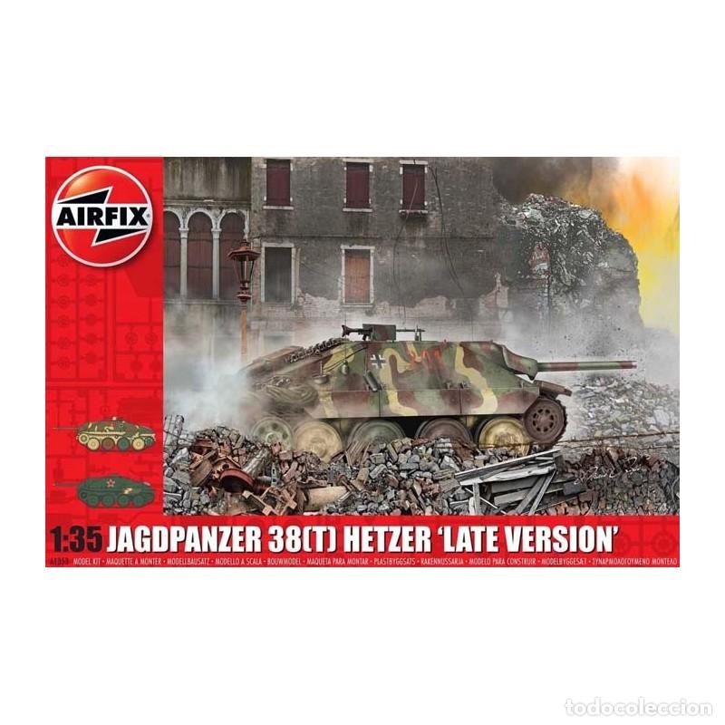 Maquetas: AIRFIX - JagdPanzer 38(t) Hetzer &lsquo;Late Version&rsquo; 1/35 A1353 - Foto 1