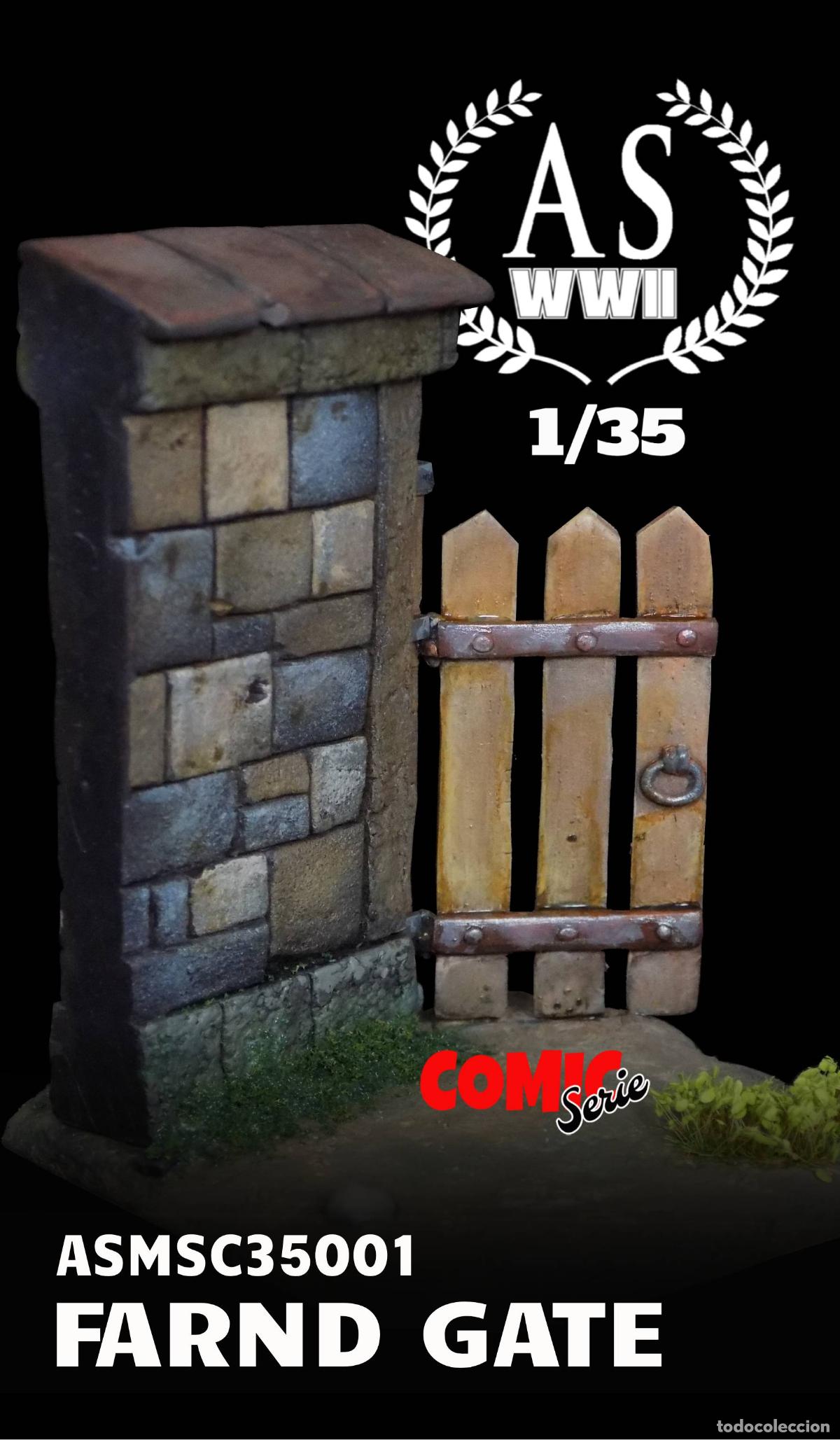 Maquetas: VI&Ntilde;ETA PUERTA DE GRANJA 1/35 - Foto 1