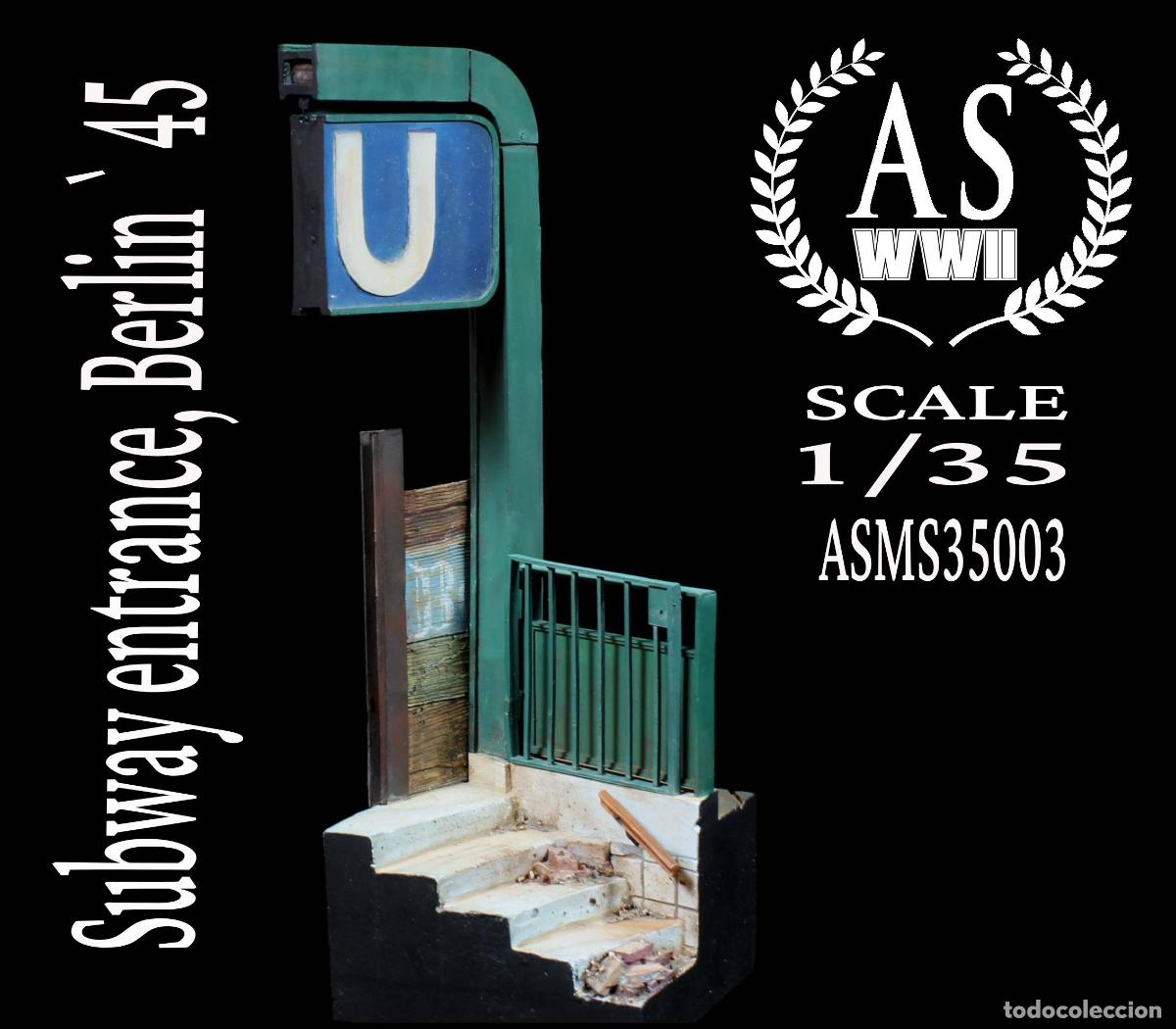 Maquetas: ASMS35003 Subway entrance, Berlin `45 - Foto 1