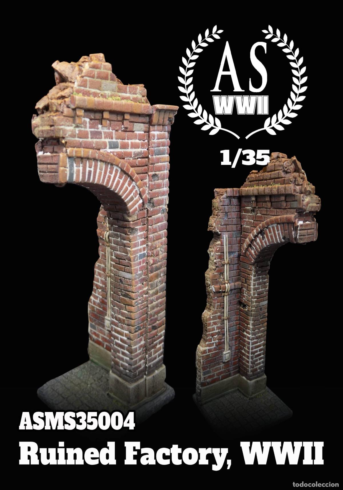 Maquetas: ASMS35004 Ruined Factory, WWII - Foto 1