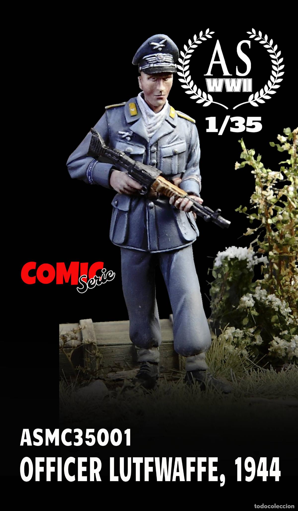 Maquetas: ASMC35001 OFFICER LUTFWAFFE, 1944 - Foto 1