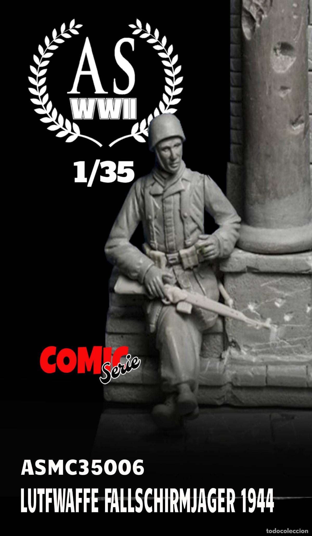 Maquetas: ASMC35006 LUTFWAFFE FALLSCHIRMJAGER 1944 - Foto 1