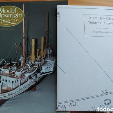 Maquetas: MODEL SHIPWRIGHT REVISTA EN INGLÉS MAQUETISMO DE BARCOS CON PLANO NÚMERO 141