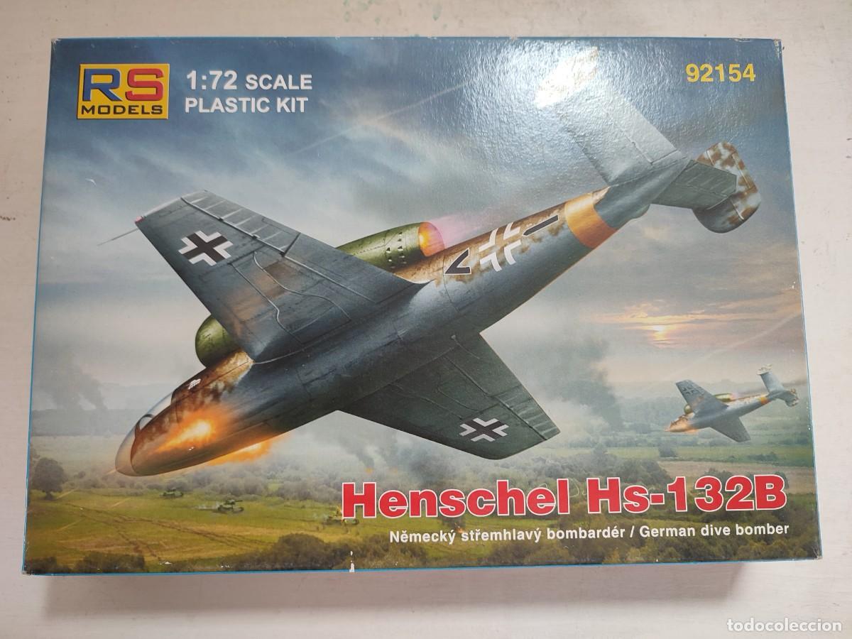Maquetas: HENSCHEL HS 132B. RS Models. Escala 1/72 - Foto 1