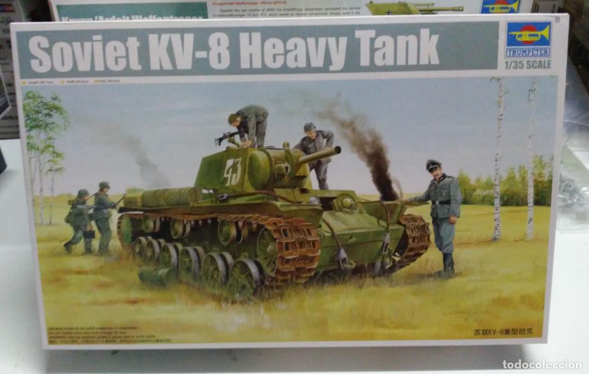 Maquetas: 01565 Soviet KV-8 Heavy Tank, Escala 1/35 - Foto 1