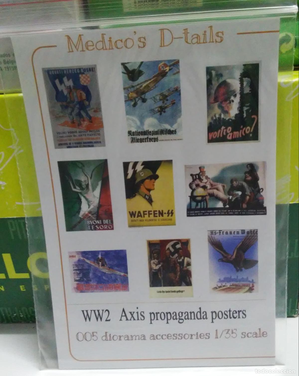 Maquetas: 005 WWII AXIS PROPAGANDA POSTERS , Escala 1/35 - Foto 1