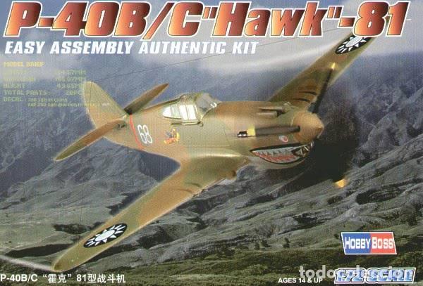 Maquetas: 80209 P-40B/C HAWK-81A, Escala 1/72 - Foto 1