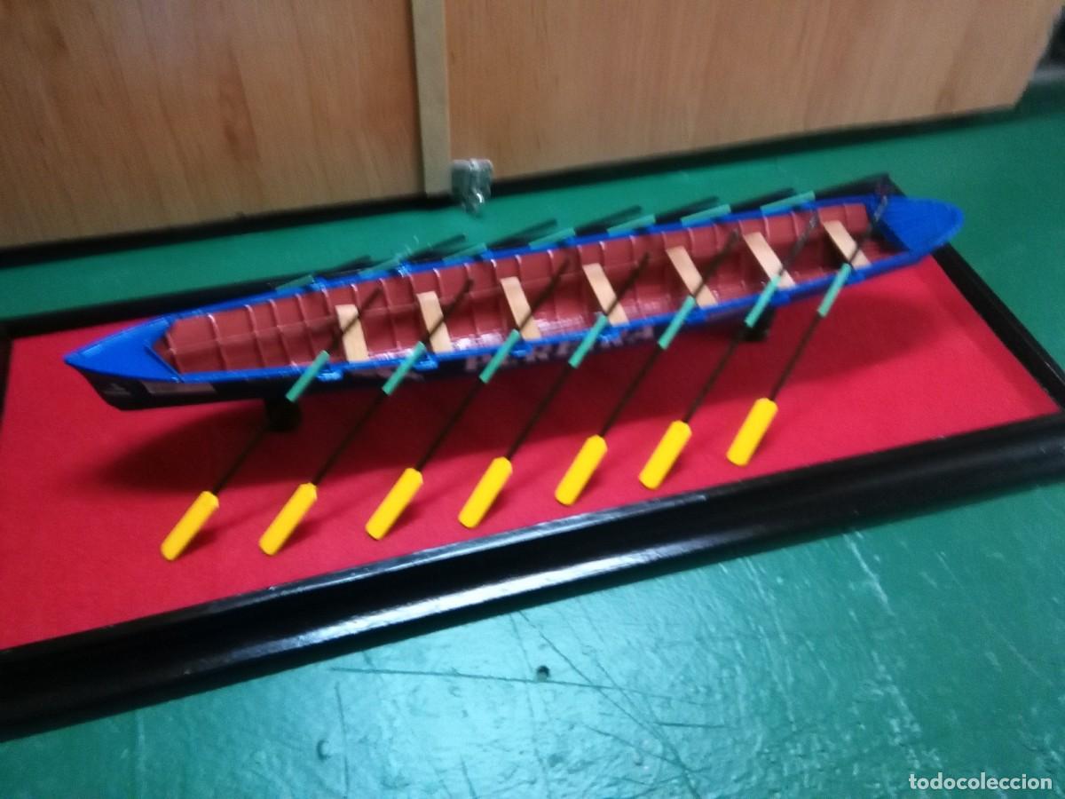 Maquetas: Trainera de regata con remos - Foto 1