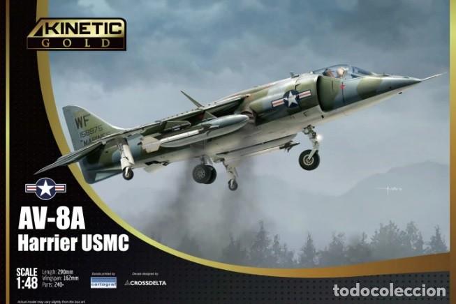 Maquetas: KINETIC - AV-8A Harrier USMC 1/48 K48072 - Foto 1