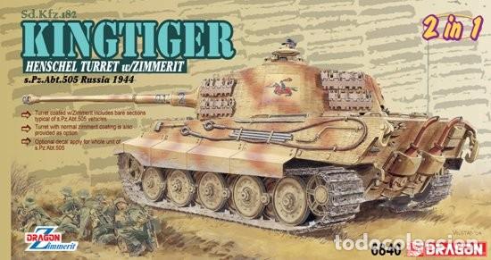 Maquetas: DRAGON - KingTiger Henschel w/Zimmerit 1/35 6840 - Foto 1