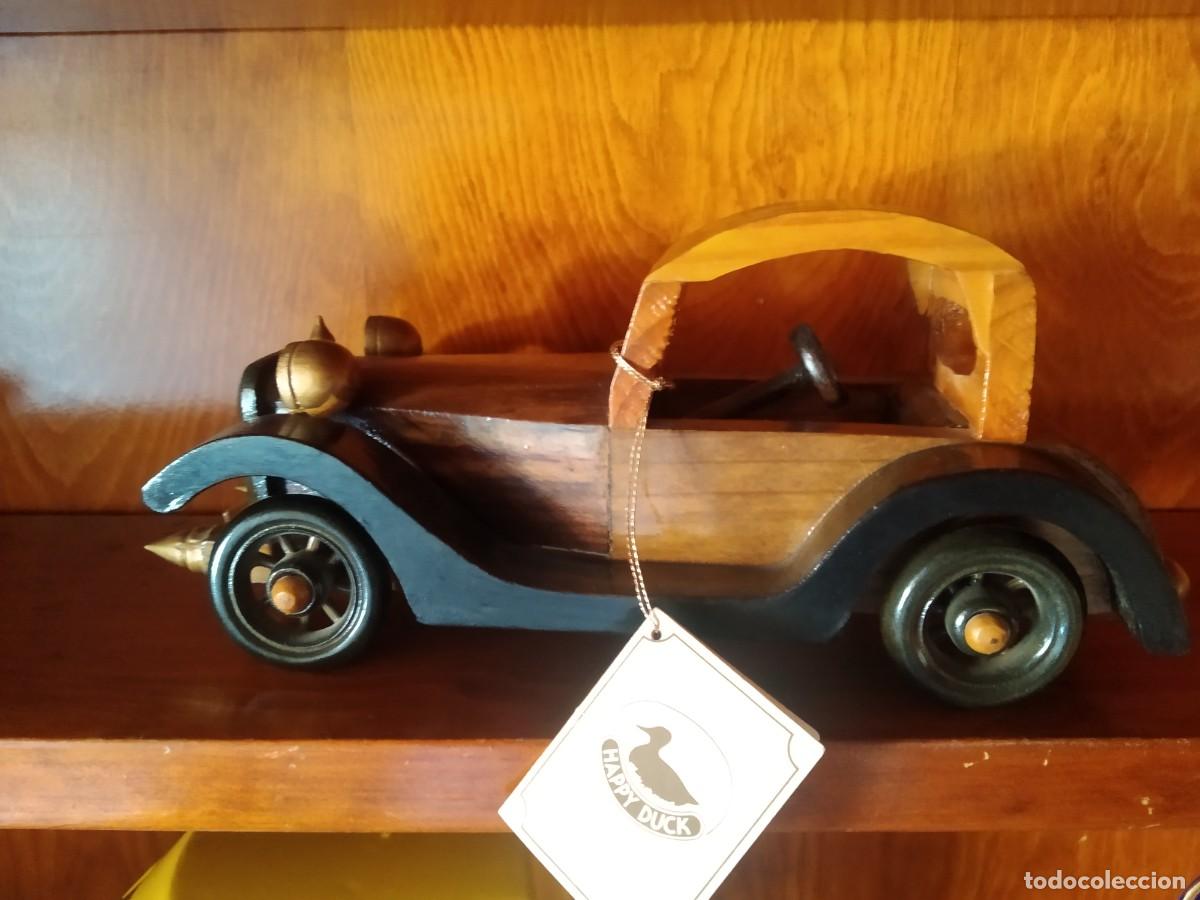 Maquetas: COCHE CL&Aacute;SICO HAPPY DUCK, MADERA - Foto 1