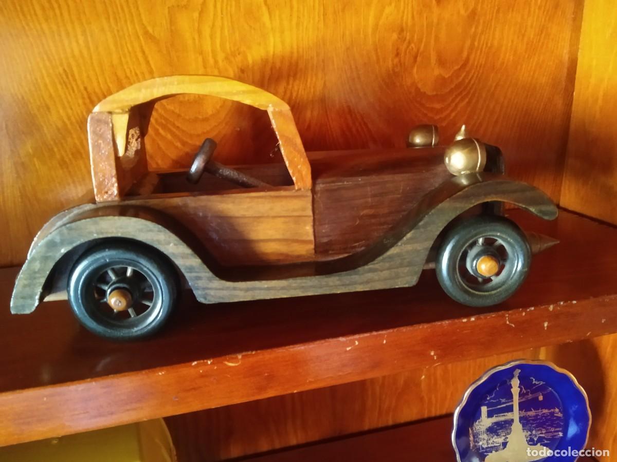 Maquetas: COCHE CL&Aacute;SICO HAPPY DUCK, MADERA - Foto 4