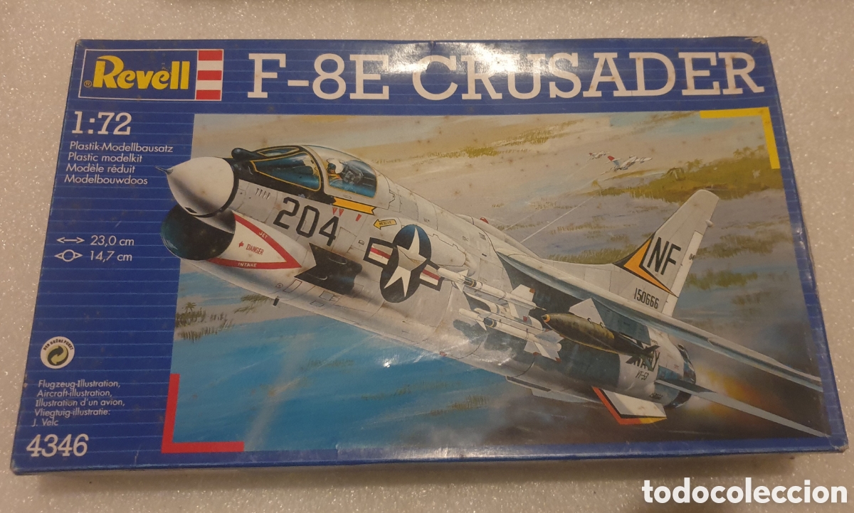 Maquetas: F-8E Crusader . 1/72. Revell - Foto 1