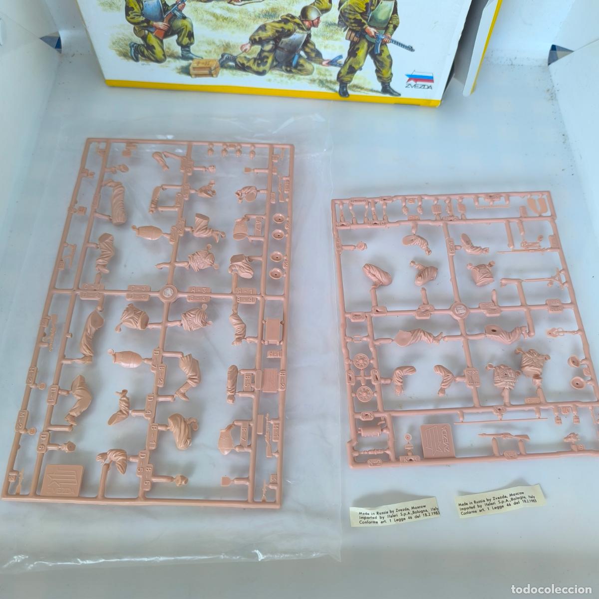 Maquetas: ITALERI 347 - SOVIET ASSAULT TROOPS WWII - 1/35 PLASTIC KIT - Foto 3