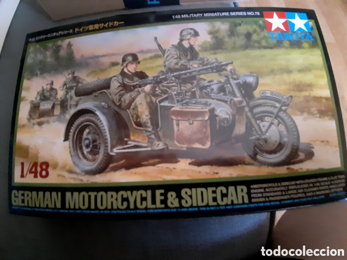 Maquetas: TAMIYA MOTO CON SIDECAR 1/48 - Foto 1