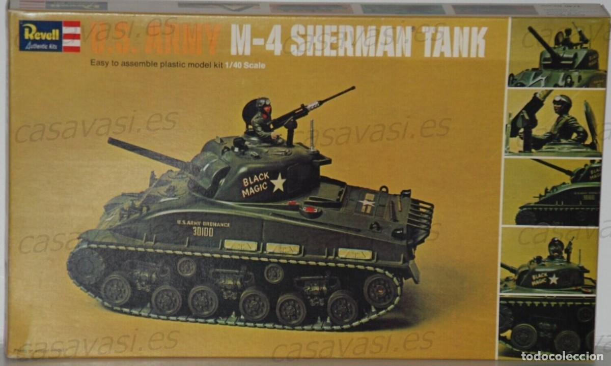 Maquetas: REVELL - M-4 SHERMAN SCALA 1/40 H554 - Foto 1