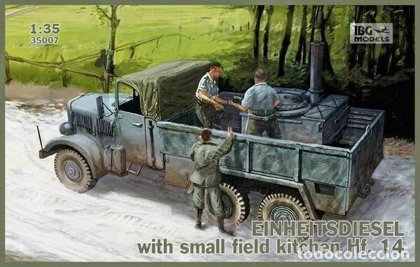 Maquetas: IBG MODELS - Einheitsdiesel with Field Kitchen Hf.14 1/35 35007 - Foto 1