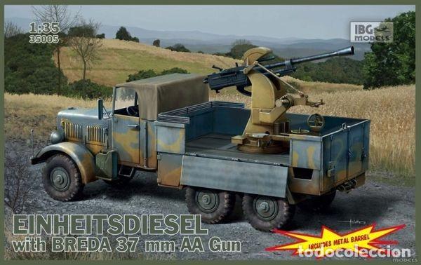 Maquetas: IBG MODELS - Einheitsdiesel w/ 3.7 cm Breda 1/35 35005 - Foto 1