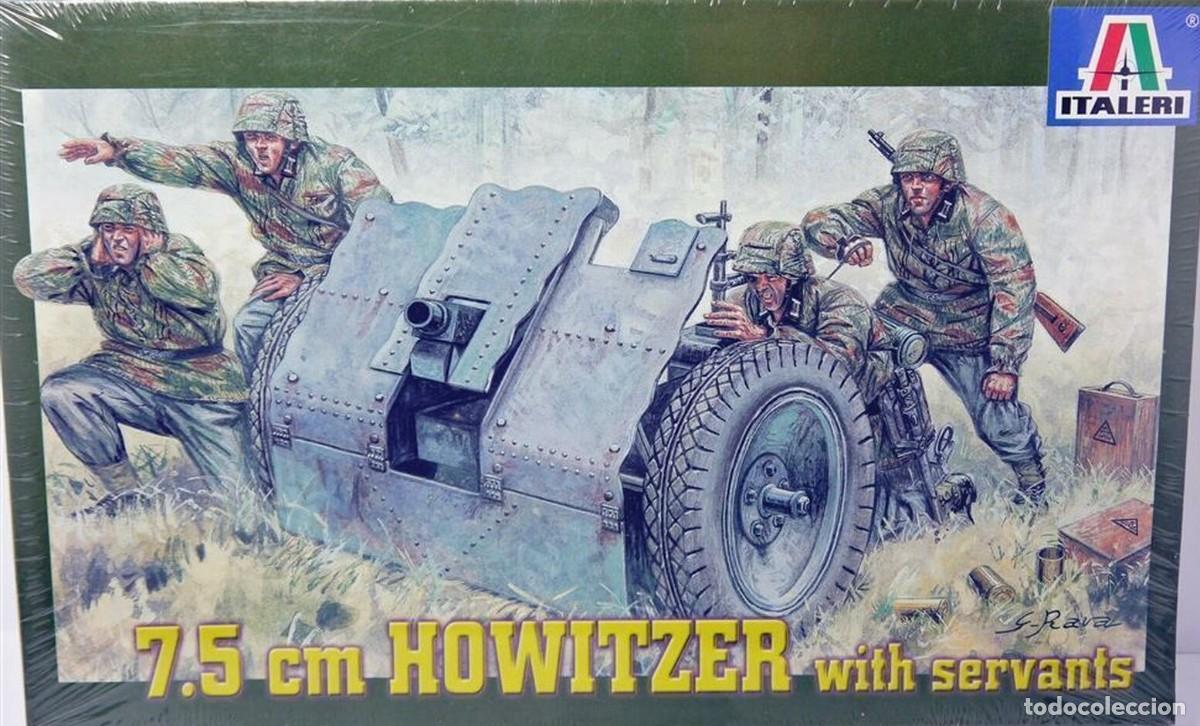 Maquetas: ITALERI - 7.5cm Light Howitzer with Servants 1/35 6400 - Foto 1