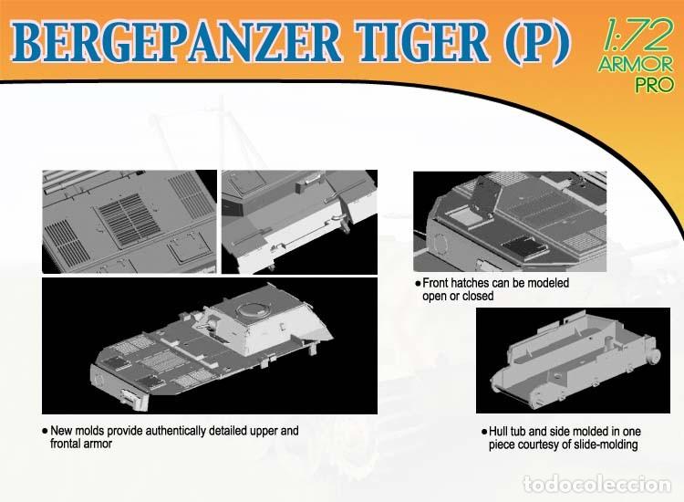 Maquetas: DRAGON - BERGEPANZER TIGER (P) 1/72 7227 - Foto 4