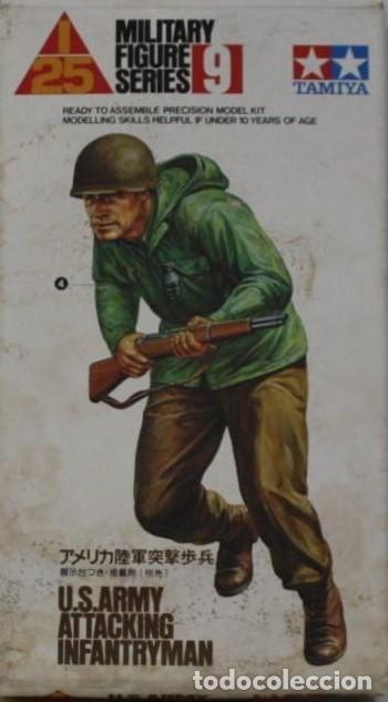 Maquetas: TAMIYA - U.S. ARMY ATTACKING INFANTRYMAN 1/25 PF0009 - Foto 1