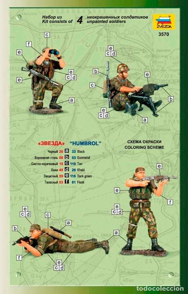 Maquetas: ZVEZDA- RUSSIAN SPECIAL FORCES FIRE SUPPORT TEAM 1/35 3570 - Foto 2