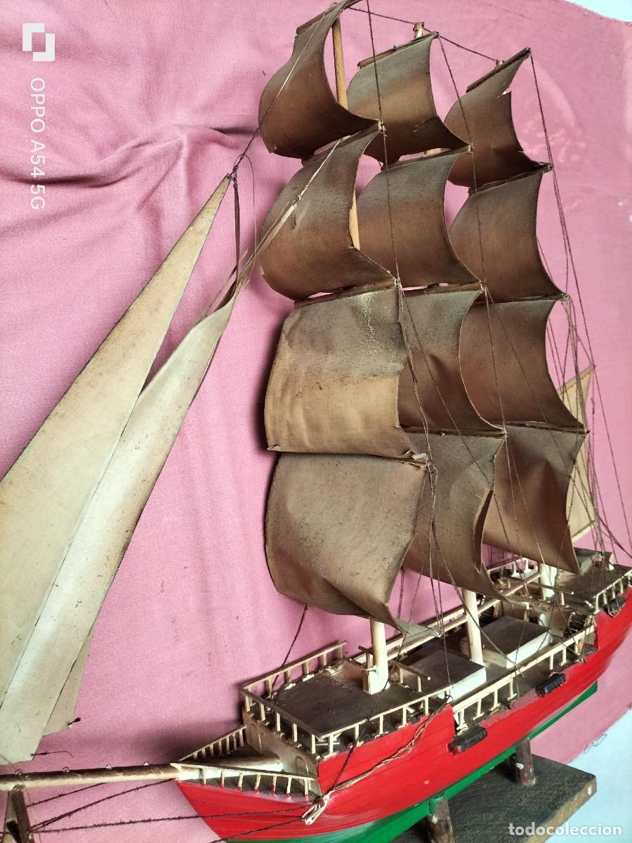 Maquetas: Barco de madera hecho a mano - Foto 2