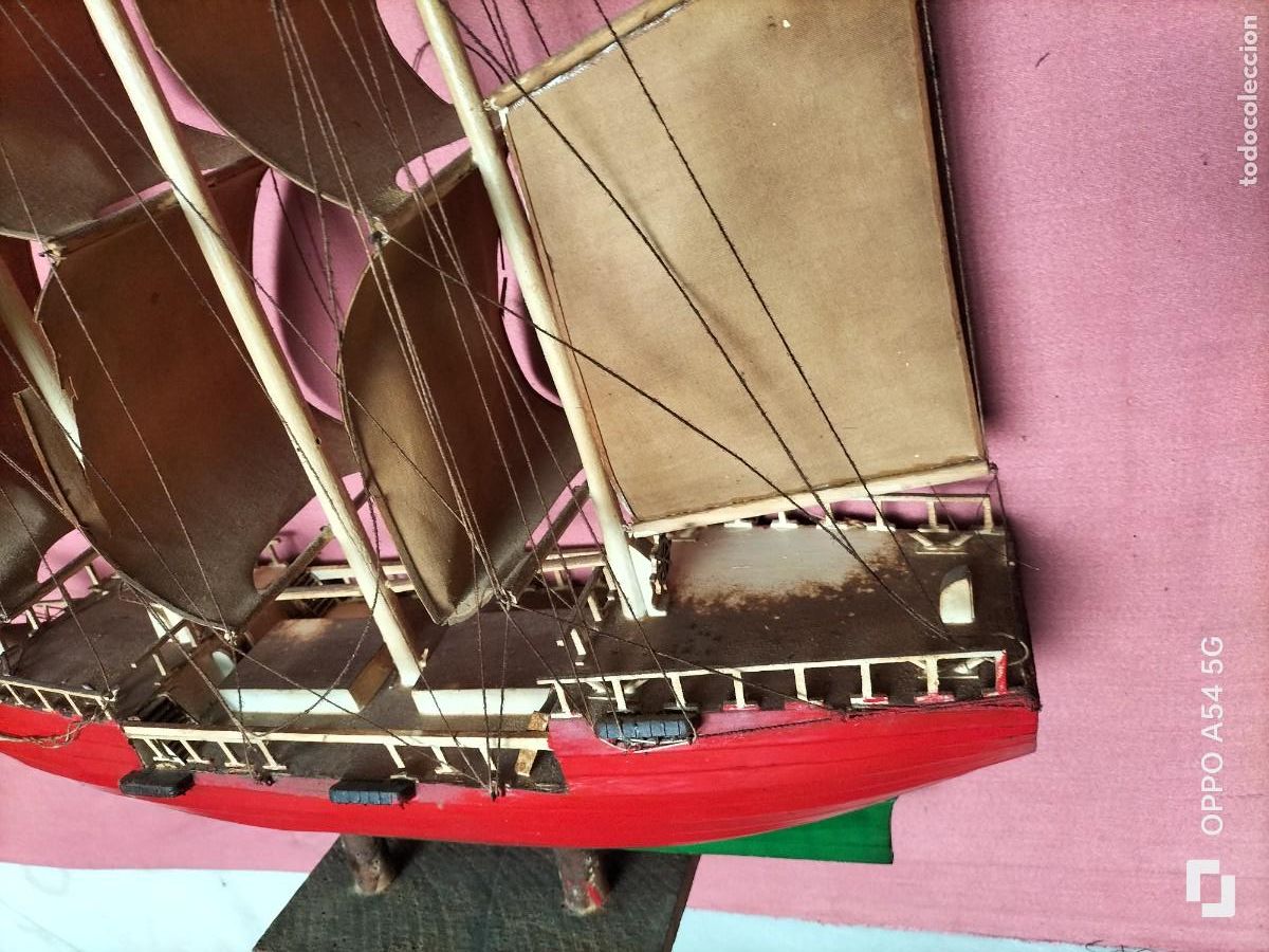 Maquetas: Barco de madera hecho a mano - Foto 3