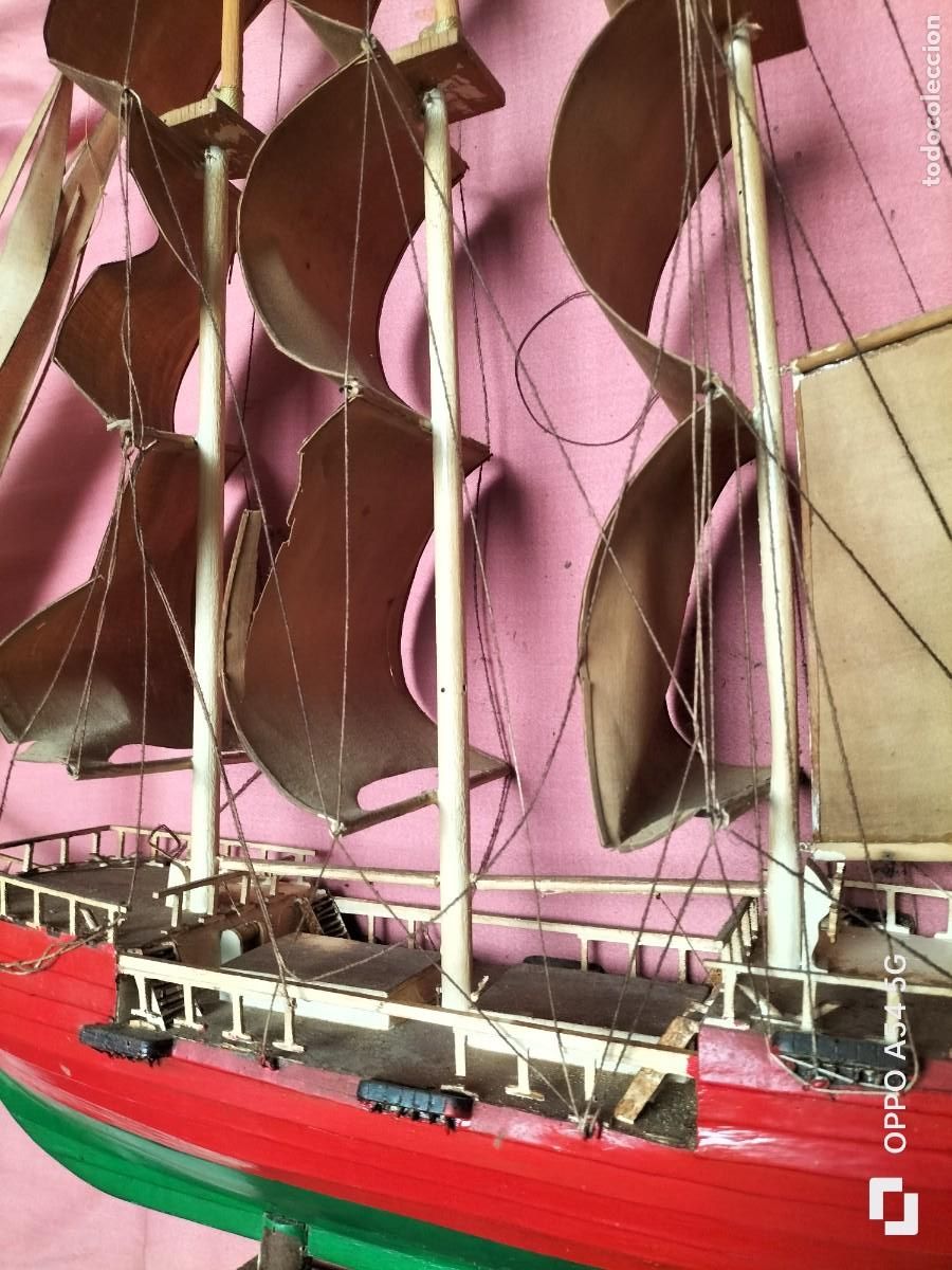 Maquetas: Barco de madera hecho a mano - Foto 4