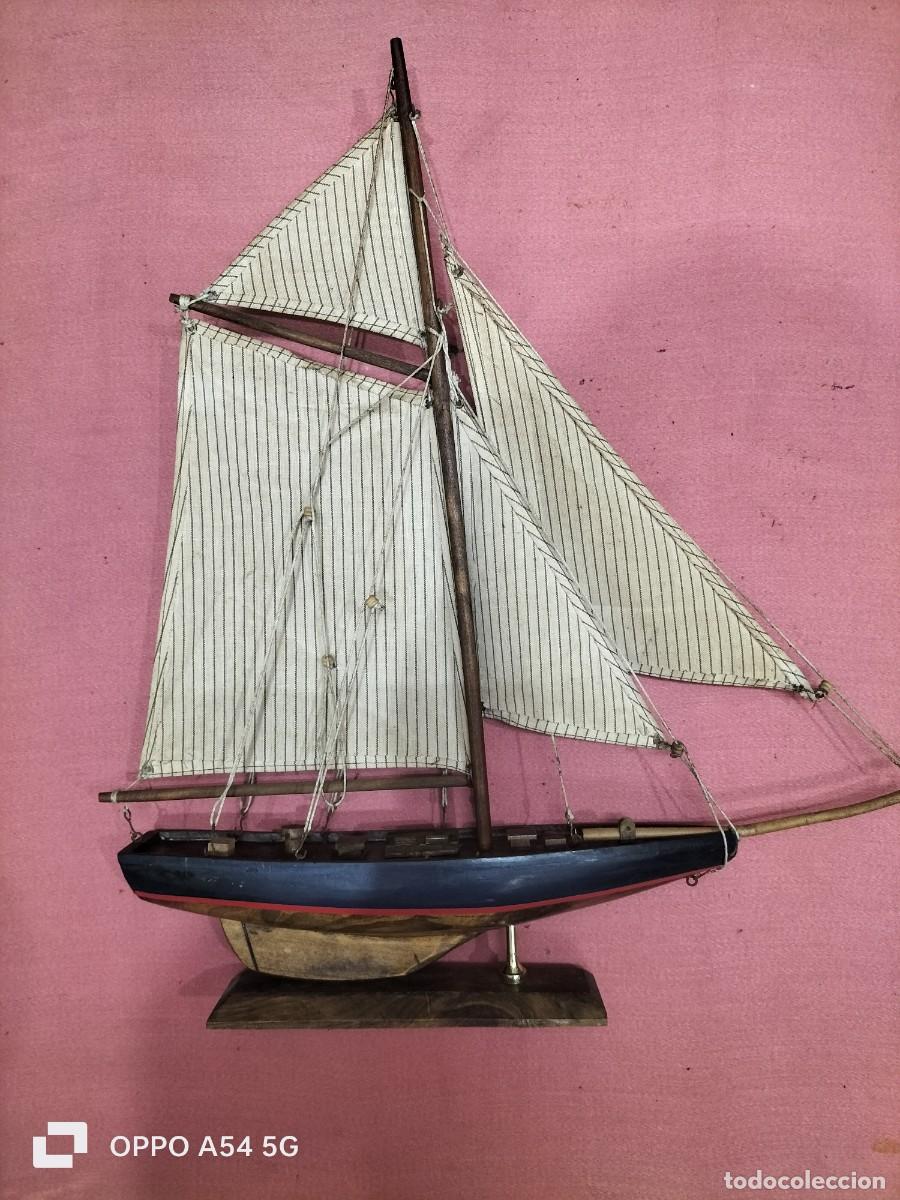Maquetas: Velero de madera hecho a mano - Foto 1