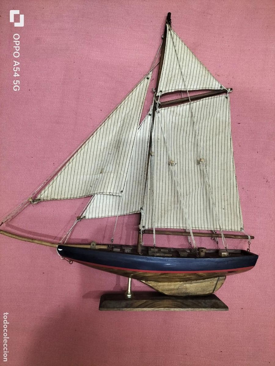 Maquetas: Velero de madera hecho a mano - Foto 3