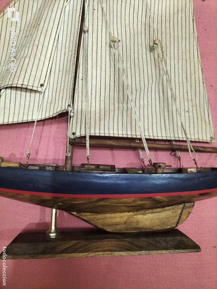 Maquetas: Velero de madera hecho a mano - Foto 4