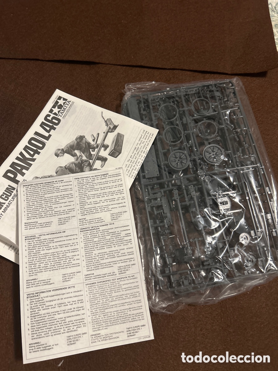 Maquetas: Tamiya 7,5cm antitank gun PAK40/L46 - Foto 2