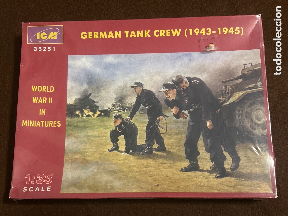 Maquetas: ICM, German tank crew 1943-45 precintado - Foto 1