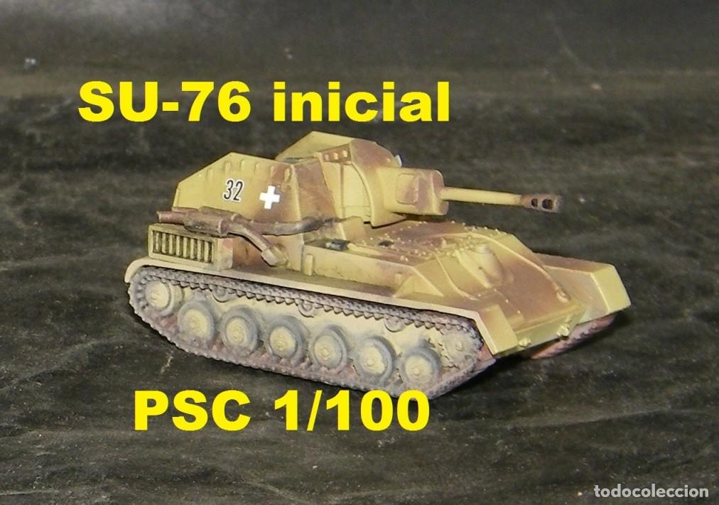 Maquetas: SU-76 inicial alem&aacute;n, PSC 1/100 - Foto 4