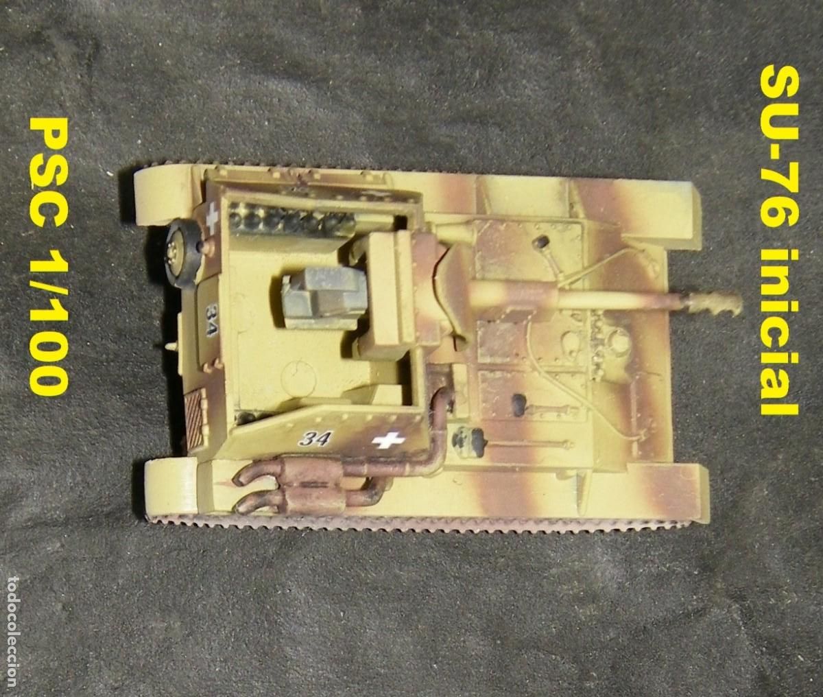 Maquetas: SU-76 alem&aacute;n, PSC 1/100 - Foto 1