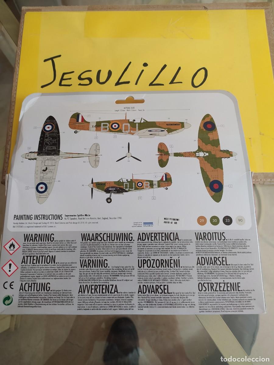Maquetas: MAQUETA AIRFIX SUPERMARINE SPITFIRE MK.LA 1/72 - Foto 2