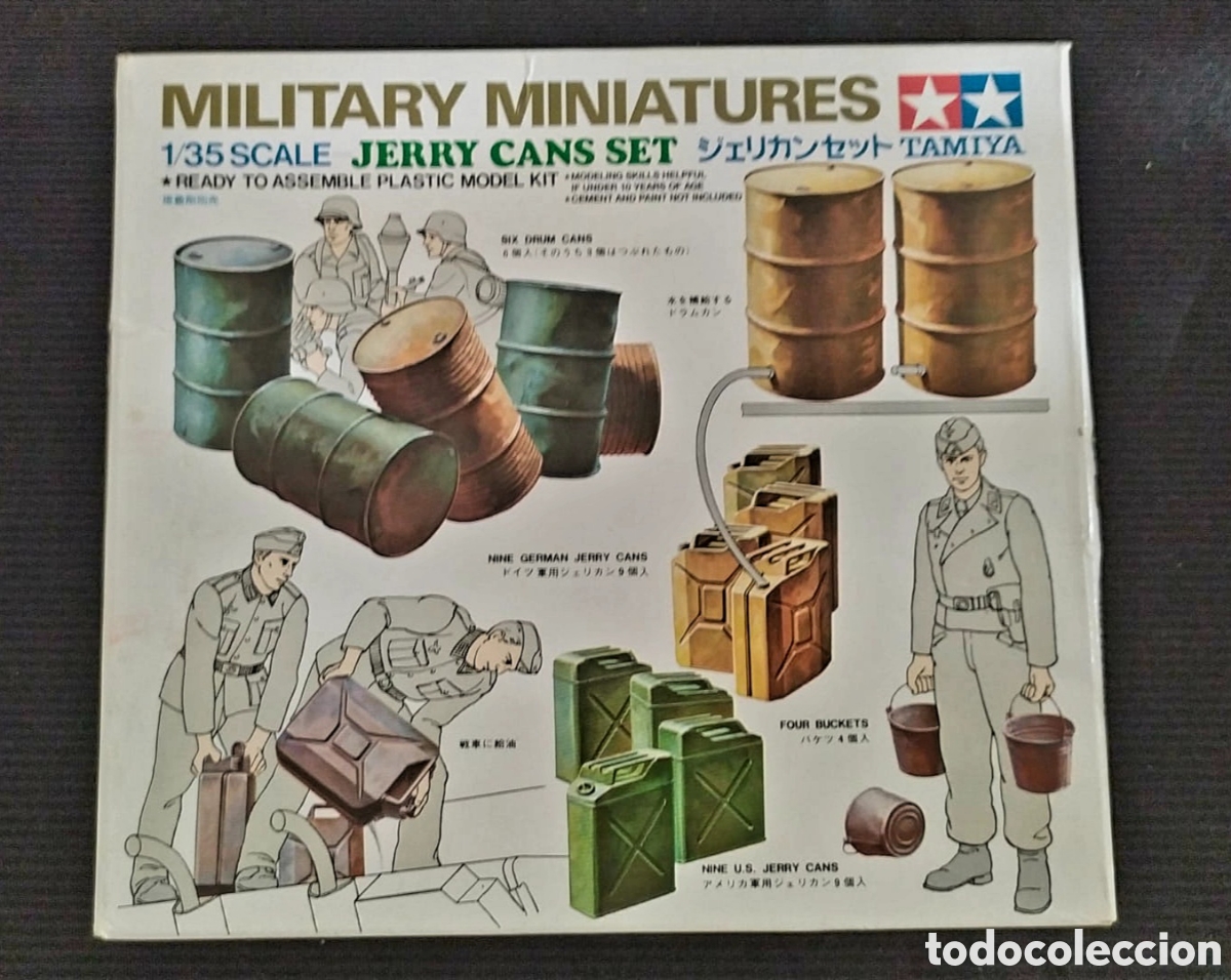 Maquetas: ACCESORIO DIORAMA TAMIYA JERRY CANS 1.35 - Foto 1