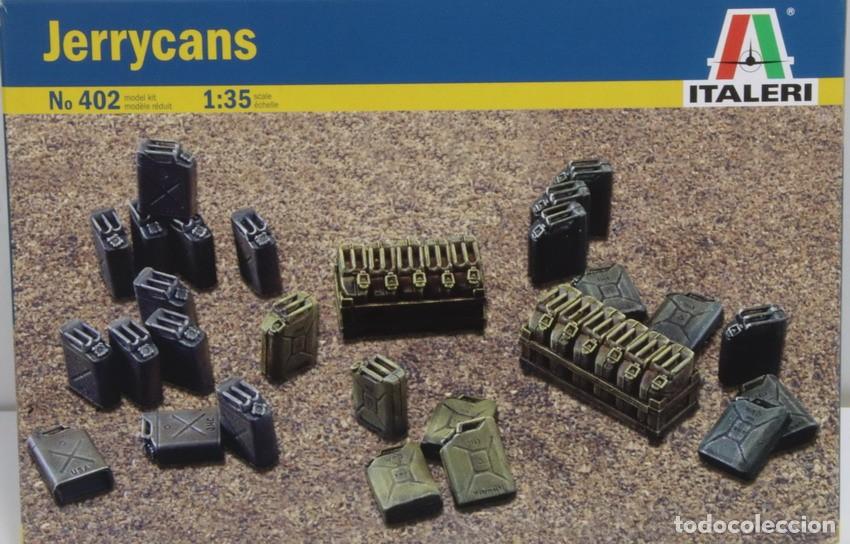 Maquetas: Modeling accesories Jerrycans, ref. 402, 1/35, Italeri - Foto 1