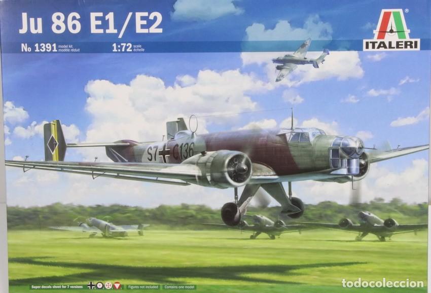 Maquetas: Maqueta avi&oacute;n Junkers Ju-86, E1-E2, ref. 1391, 1/72, Italeri - Foto 1