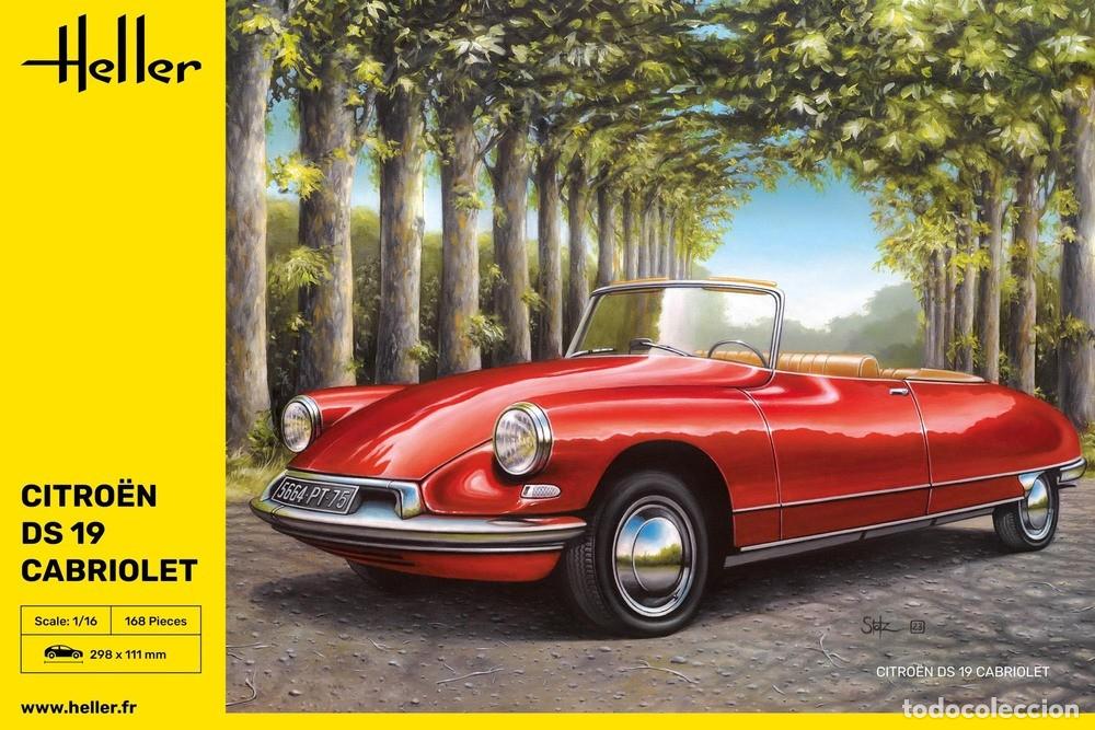 Maquetas: HELLER - Citro&euml;n DS 19 Cabriolet 1/16 80796 - Foto 1