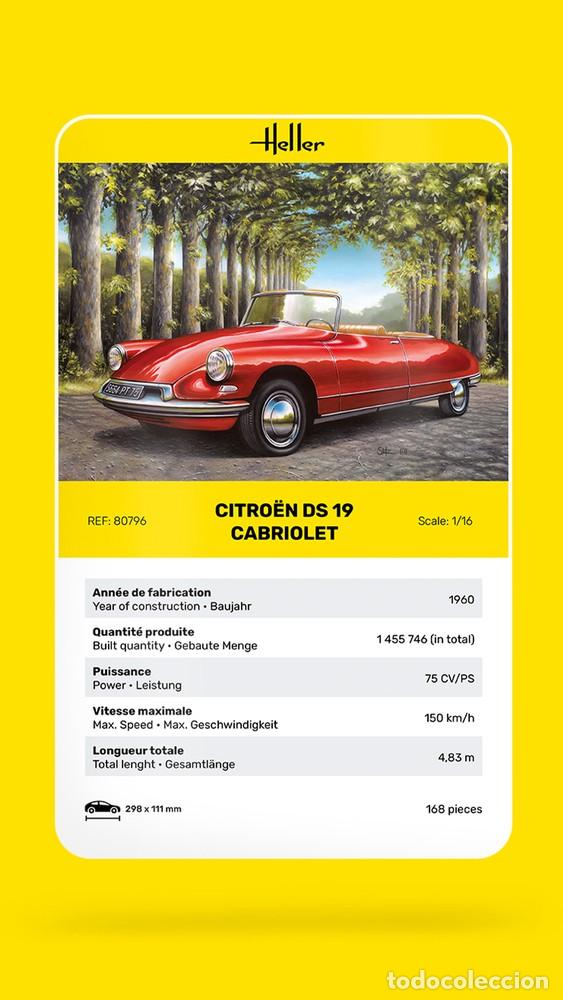 Maquetas: HELLER - Citro&euml;n DS 19 Cabriolet 1/16 80796 - Foto 5