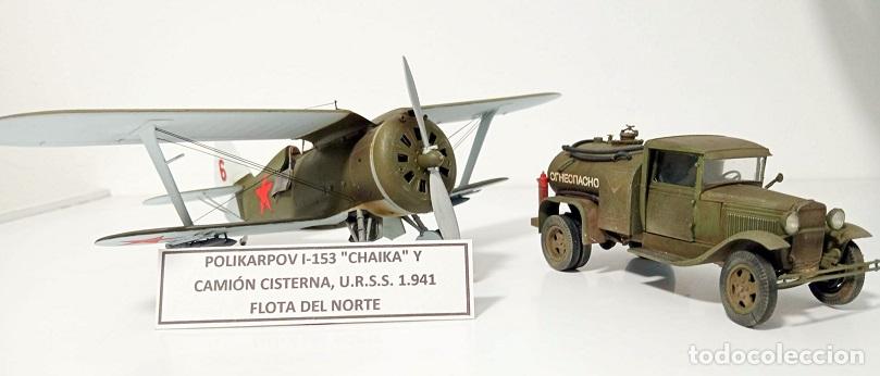Maquetas: Avi&oacute;n Polikarpov &rdquo;Chaika&rdquo; y cami&oacute;n cisterna - Foto 1