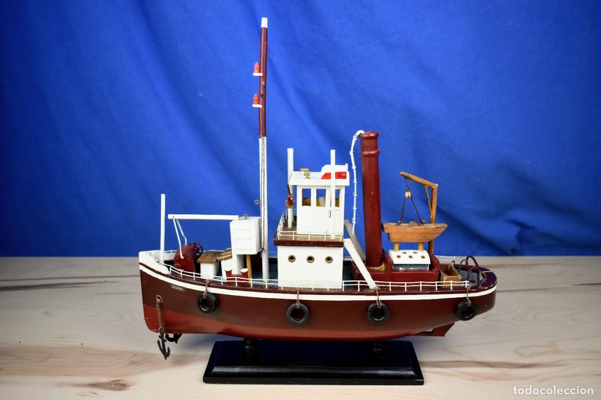 Maquetas: Barco de pesca Duna en madera a&ntilde;o 60 - Foto 1