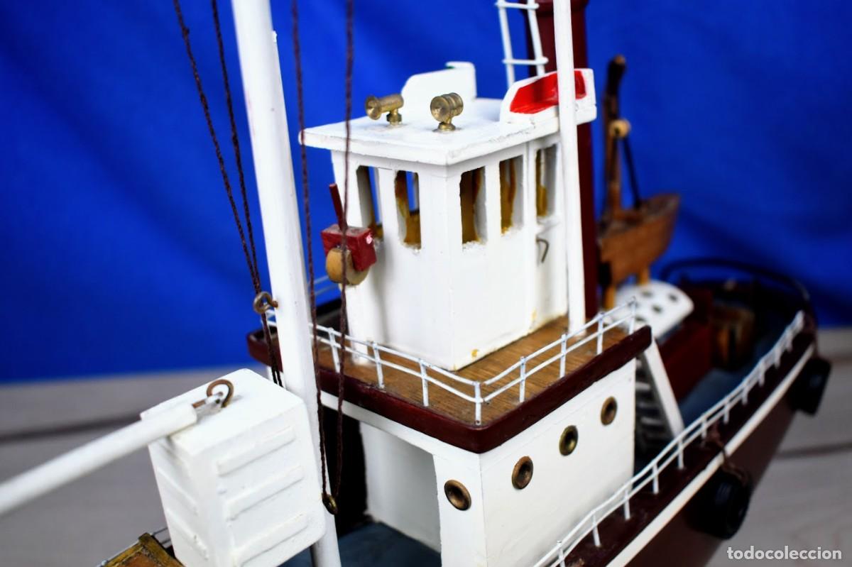 Maquetas: Barco de pesca Duna en madera a&ntilde;o 60 - Foto 3