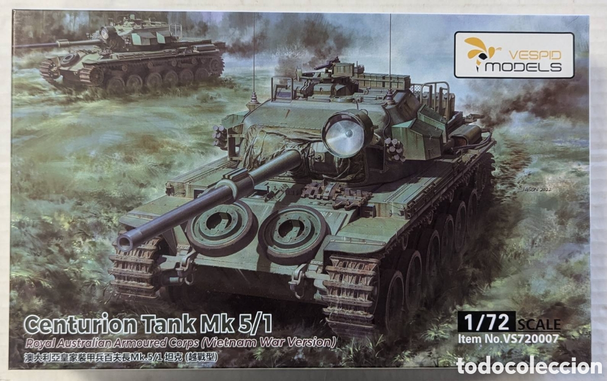 Maquetas: VESPID MODELS 1/72 720007 CENTURION TANK MK 5/1 - Foto 1